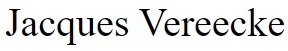 Jacques Vereecke